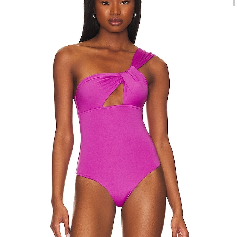 Superdown Vibrant Pink/Purple Bodysuit